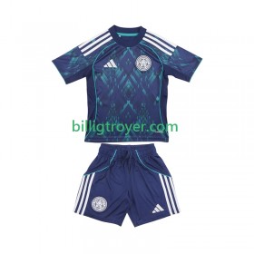 Billige Fotballdrakter Leicester City Barn Bortedraktsett 2025/26 Kortermet